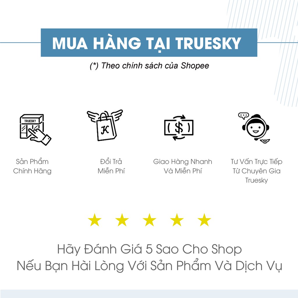 Bộ làm sạch và dưỡng trắng da mặt Truesky gồm 1 kem dưỡng trắng da mặt 20g + 1 tẩy tế bào chết da mặt 50g | BigBuy360 - bigbuy360.vn