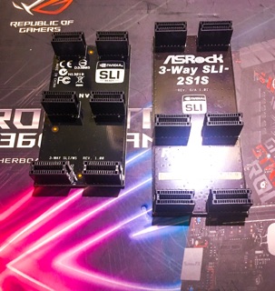 Cầu nối Crossfire vs SLI