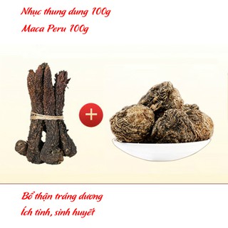 Thang ngâm rượu Nhục thung dung 100g + Maca Peru 100g