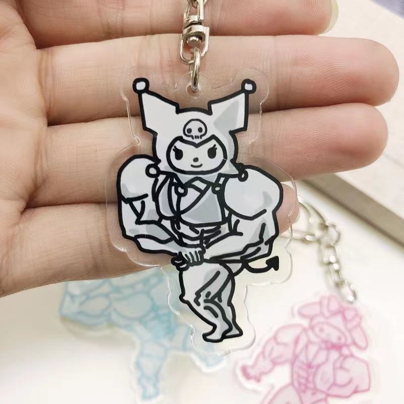 SANRIO Mới Móc Khóa Họa Tiết Kuromi Dễ Thương Bắt Mắt