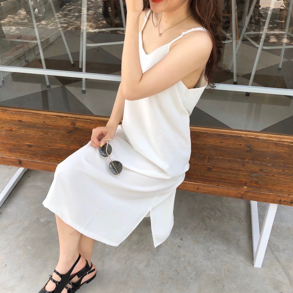 Đầm Maxi Đũi Trơn Dáng Suông Zinti HD01 | BigBuy360 - bigbuy360.vn