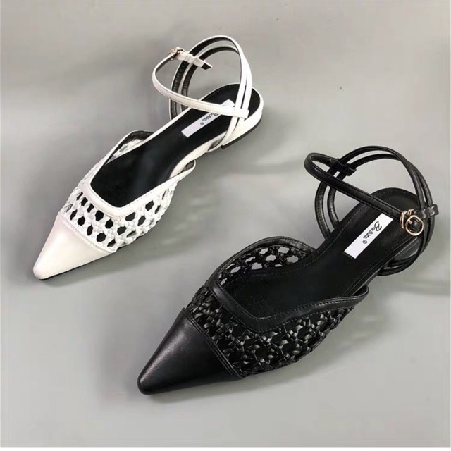 Giày búp bê đen size 36