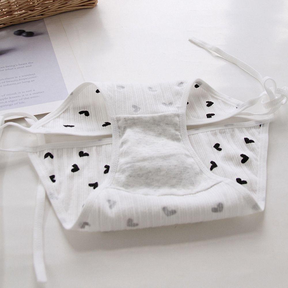 Quần Lót Cotton Lưng Vừa Phối Ren Thắt Nơ Kiểu Lolita Dễ Thương Cho Bạn Gái