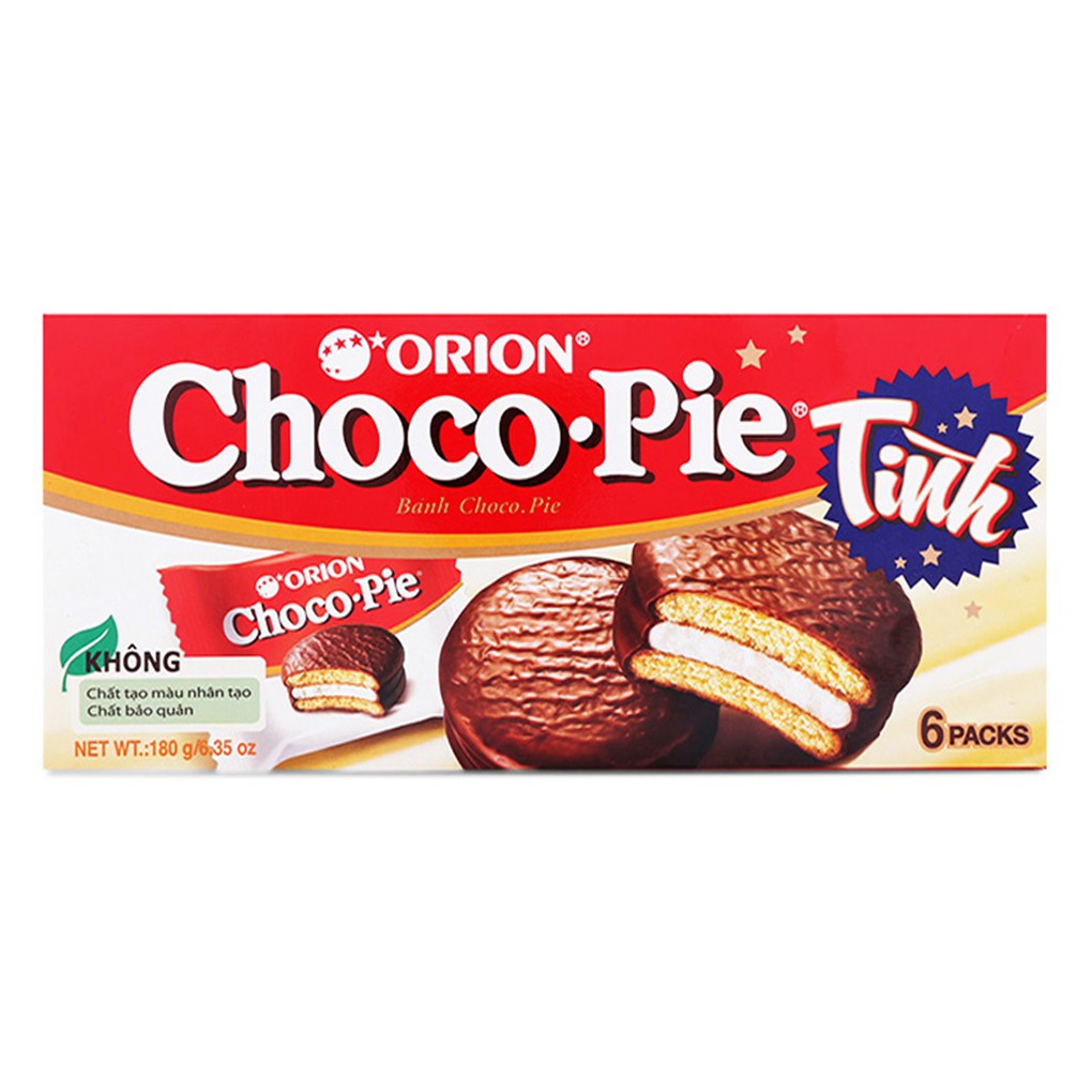 Bánh Choco-pie hộp 198g (6 cái)