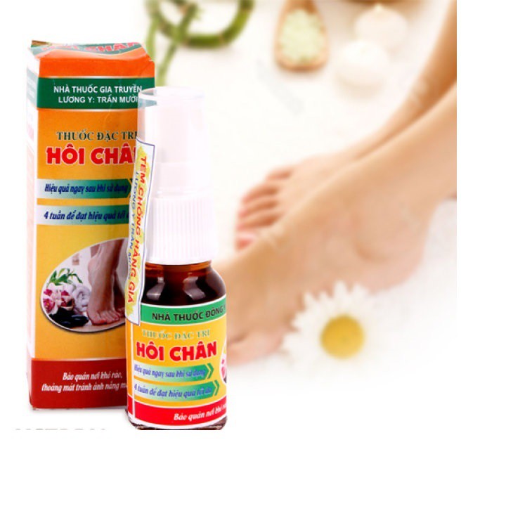 2 Chai Xịt khử mùi hôi chân khử mùi giày Trần Mười 12ml - xit khu mui hoi chan chống hôi chân hiệu quả