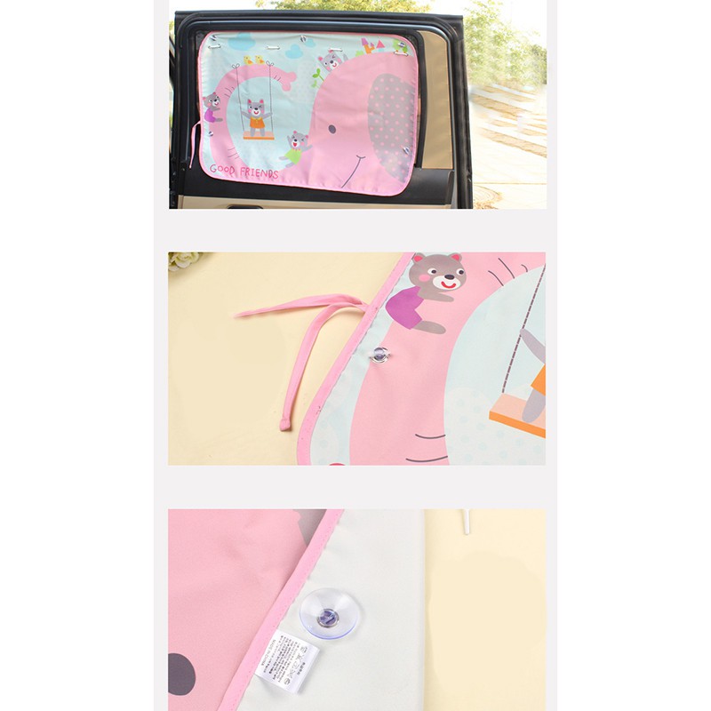 Rèm che nắng họa tiết hoạt hình cho xe hơi | BigBuy360 - bigbuy360.vn