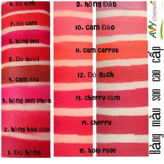 Son handmade màu đỏ gạch
