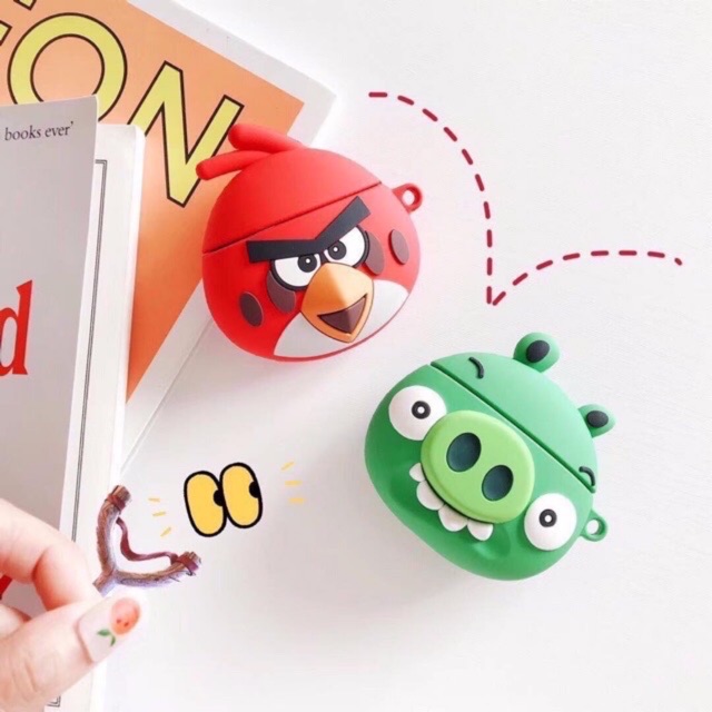 Case Airpods 1/2 Angry Birds (lấy tương tác)