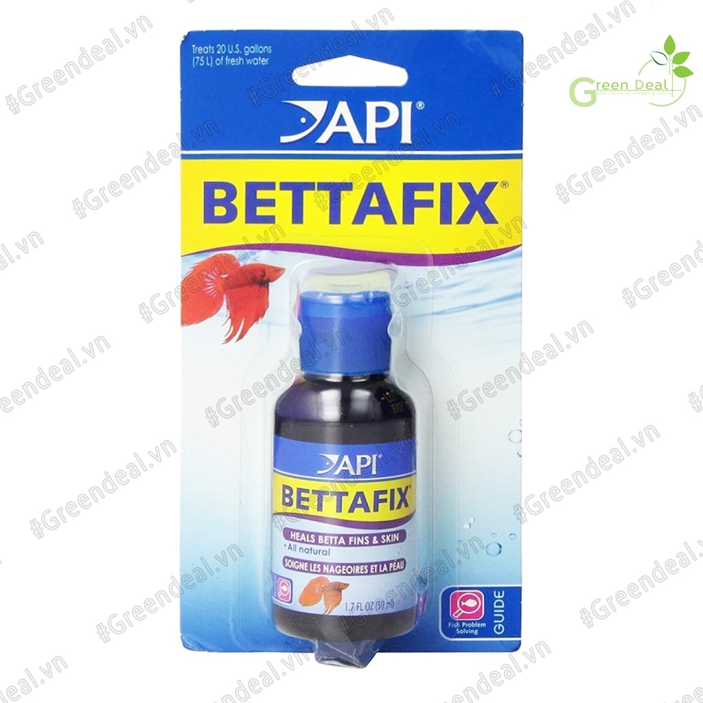 API - Bettafix (Lọ 50 ml) | Xử lý nấm, kháng khuẩn cho cá cảnh Betta