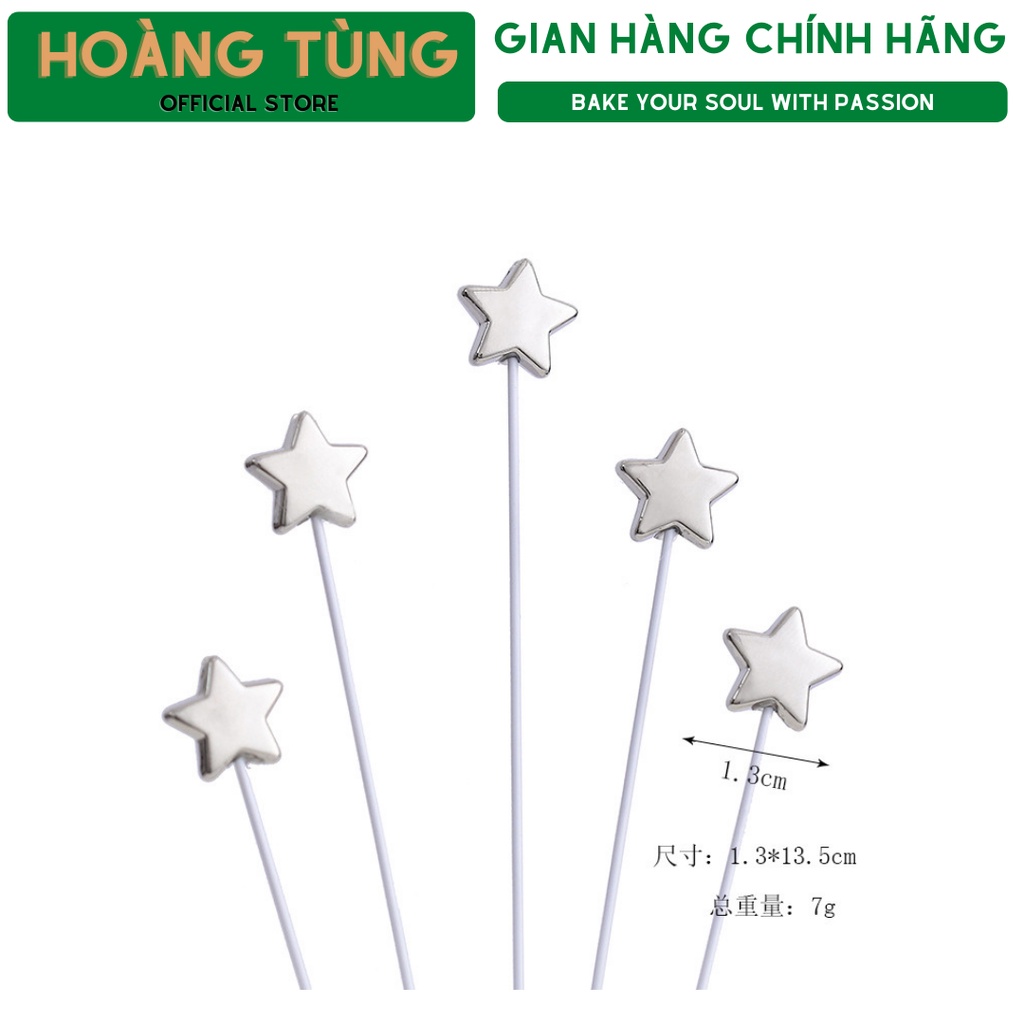 Set trang trí bánh kem ngôi sao