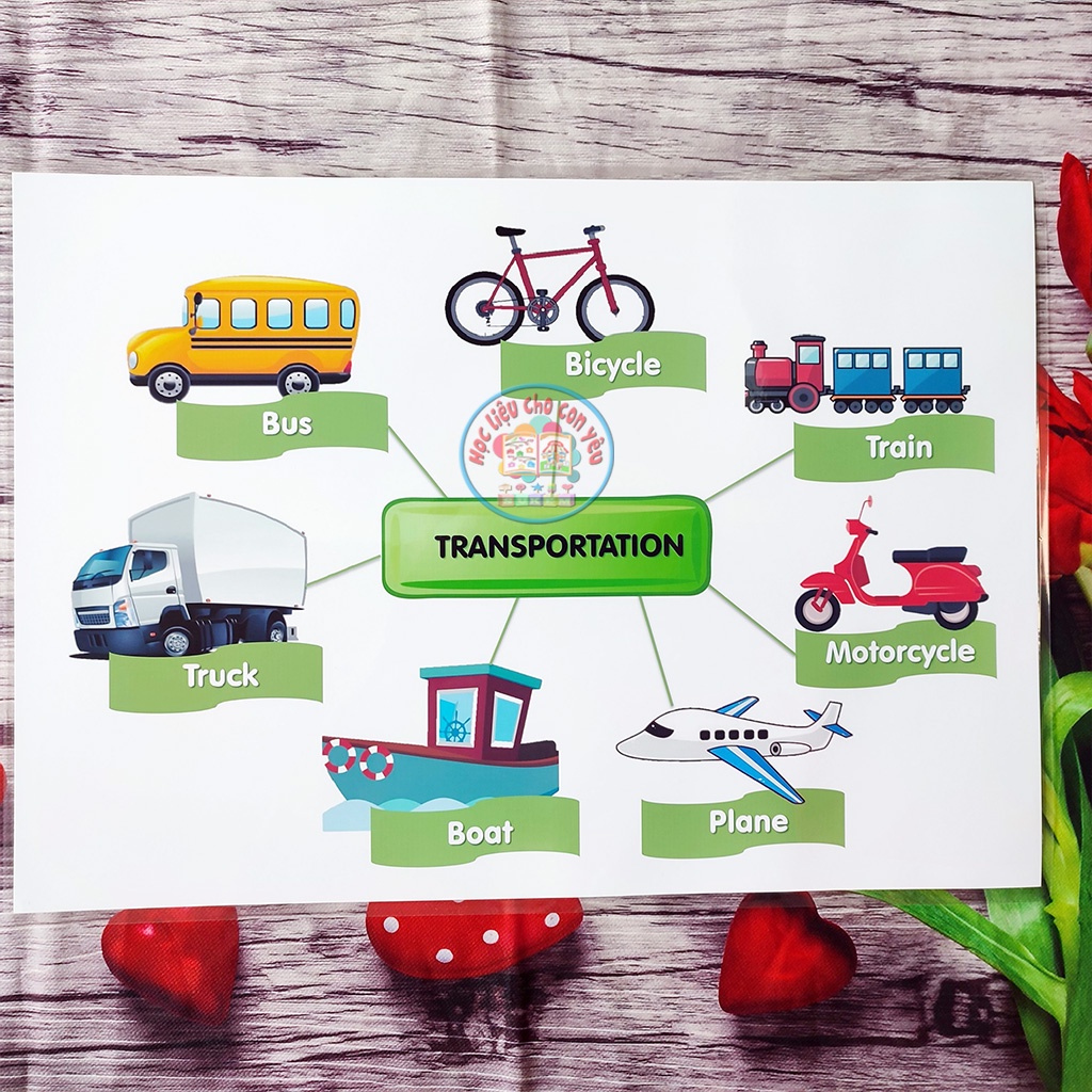 Sơ đồ tư duy 15 chủ đề giúp bé dễ dàng thuyết trình