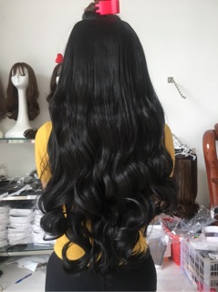 Tóc giả đẹp ❤️FREESHIP❤️ Tóc giả kẹp U xoăn dài - ku02