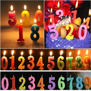 Nến màu số sinh nhật (TP19)