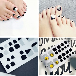 Miếng dán móng chân - Nail Wraps (22 miếng dán khô)