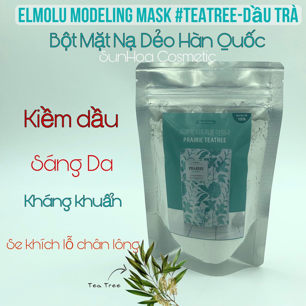 (100g)Bột Mặt Nạ Dẻo Hàn Quốc Elmolu Modeling Mask