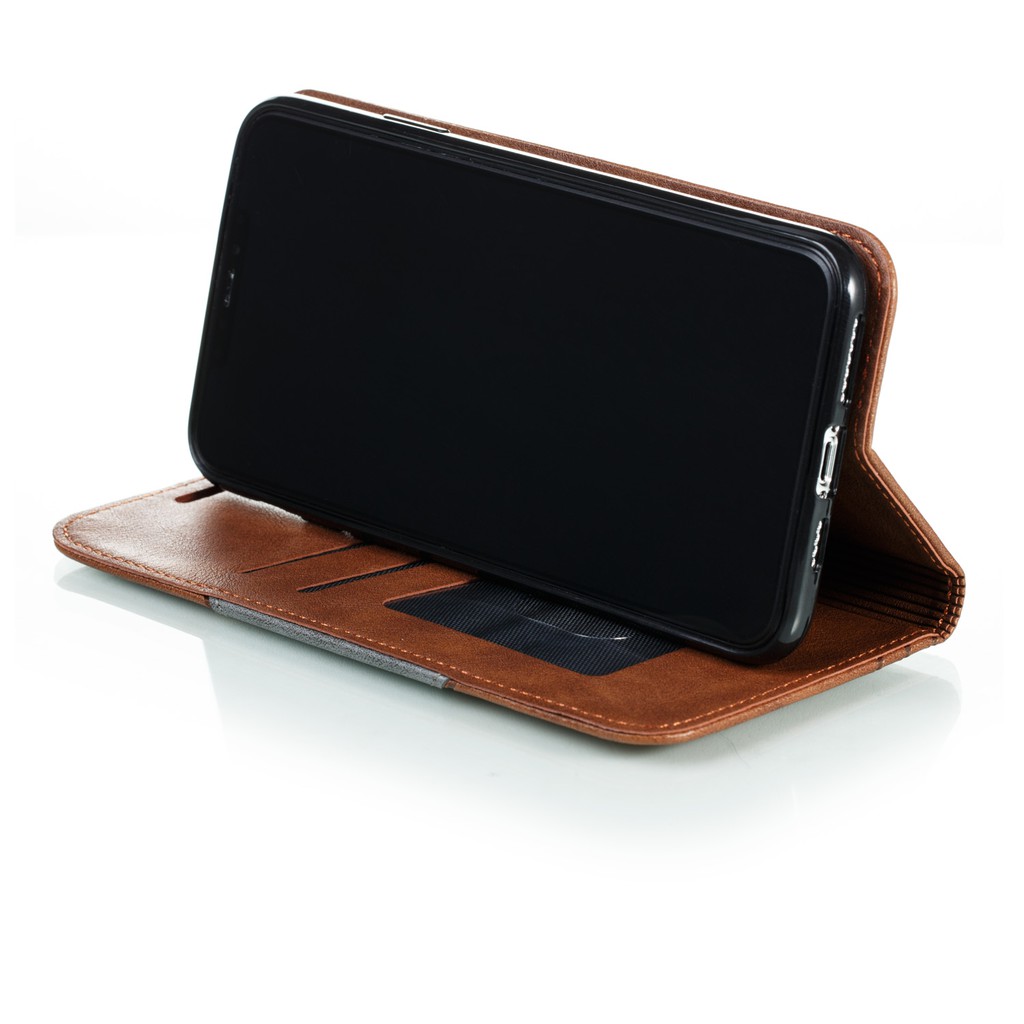 Bao da điện thoại nắp lật kiêm ví đựng thẻ có thể làm giá đỡ cho Redmi Note 8 Pro 8A K20 Pro Note 7 Pro | BigBuy360 - bigbuy360.vn