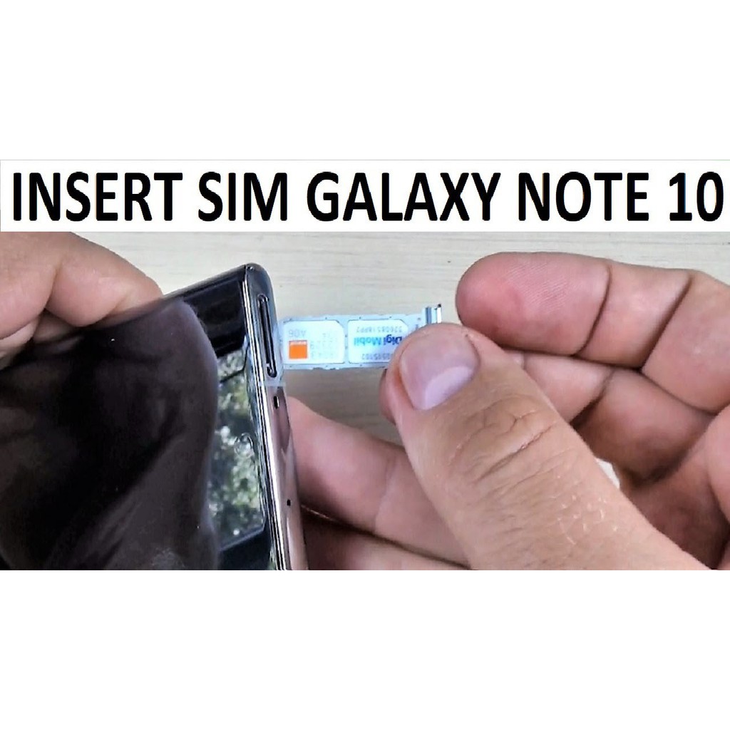 Khay sim Samsung Note 10 ZIN Chính Hãng 2 SIM