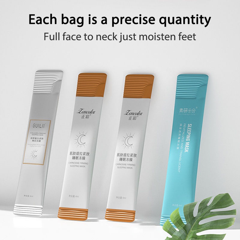 ⚜️Mặt Nạ Ngủ Dưỡng Ẩm Làm Dịu Tinh Chất Tự Nhiên Cho Da Mặt Chống Lão Hóa 4ml