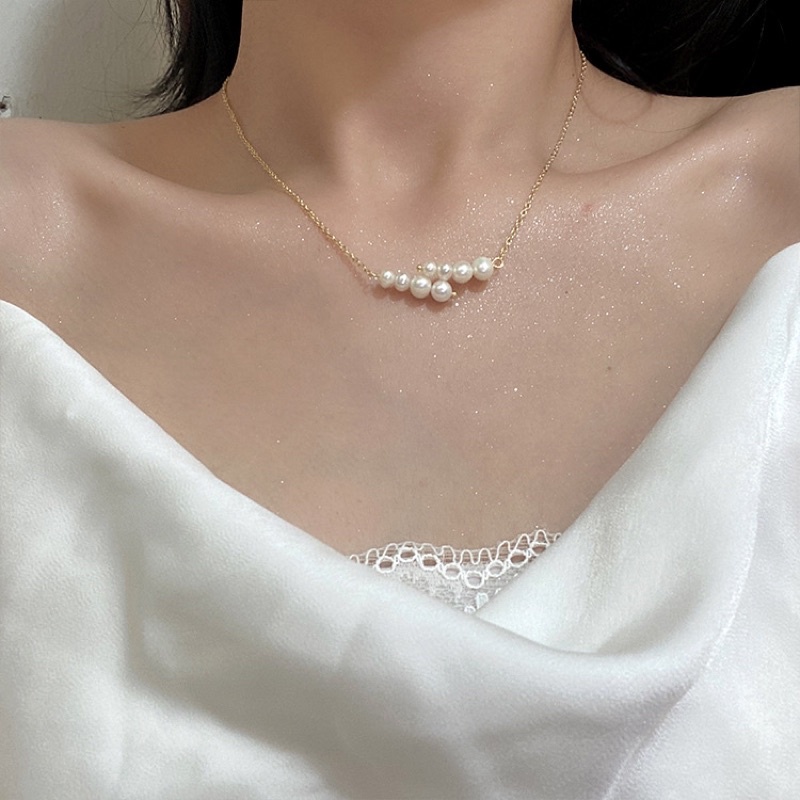Dây chuyền nữ, vòng cổ Peary phong cách hàn quốc
