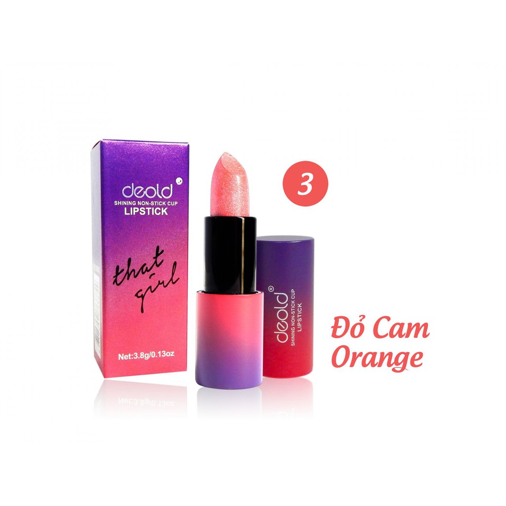 Son Môi Cao Cấp Bền Màu Deold - Shining Non – Stick Cup Lipstick