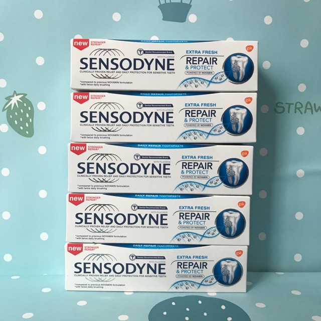 Kem đánh răng Sensodyne Repair&Protect-Giúp phục hồi răng nhậy cảm