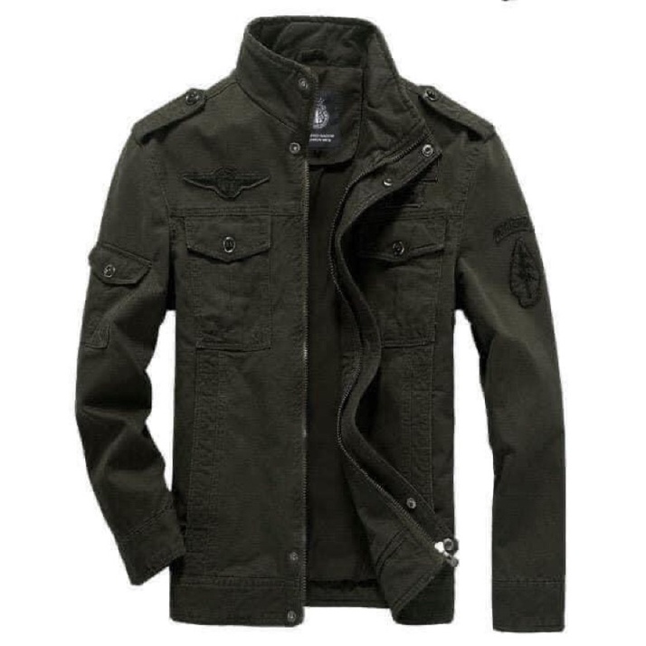 Áo khoác kaki phi công_dã ngoại