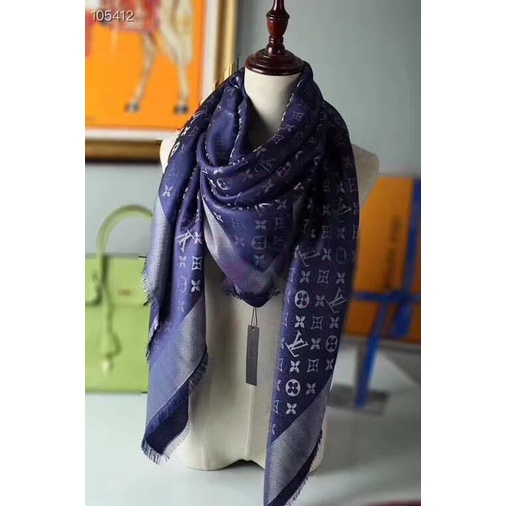 Khăn Choàng Nữ Đũi Lụa Vuông 140cm Cao Cấp 09