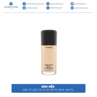 Kem nền MAC Studio Fix Fluid foundation SPF 15