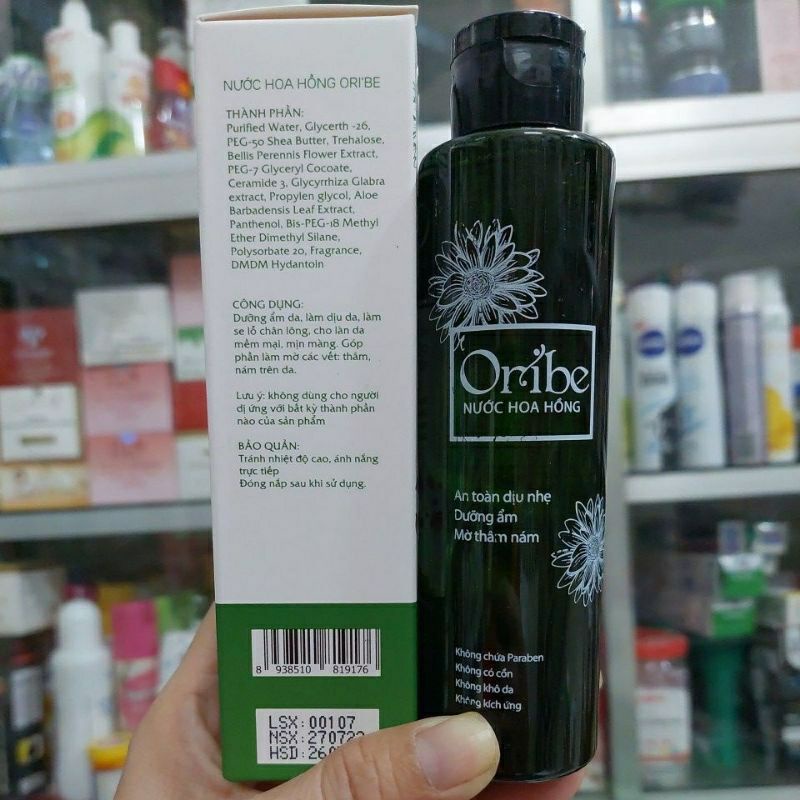 NƯỚC HOA HỒNG THIÊN NHIÊN ORIBE 150ML, DƯỠNG ẨM MỜ THÂM NÁM SE KHÍT LỖ CHÂN LÔNG