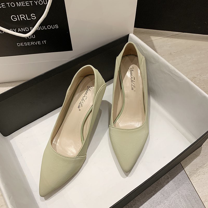 Giày big size nữ cao gót 7cm big size 40 41 42