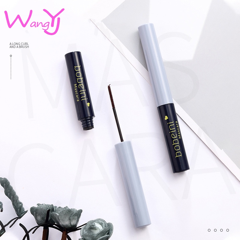Mascara trang điểm lông mi đầu cọ mịn siêu mịn chống nước lâu trôi không nhòe tự nhiên