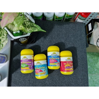 Kẹo gum "úc" cho bé "vita gummies nature's way" bổ sung canxi - 60 viên - 7 vị-tiệm hàng úc đi air