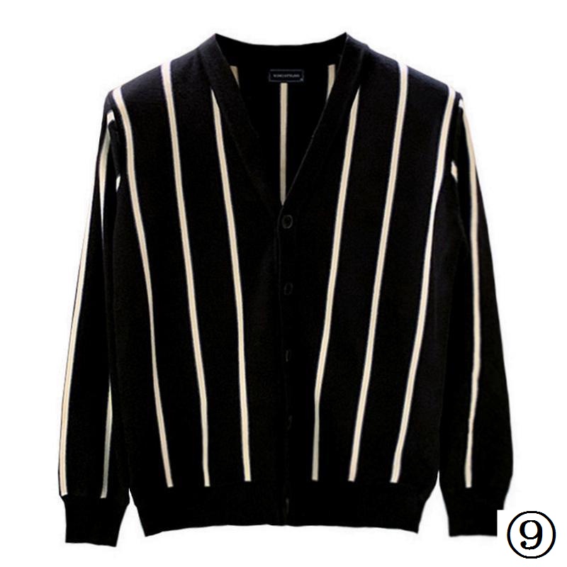 Áo Khoác Cardigan Dệt Kim Mỏng Dáng Ôm Phong Cách Hàn Quốc Thời Trang Xuân Thu Mới Cho Nam