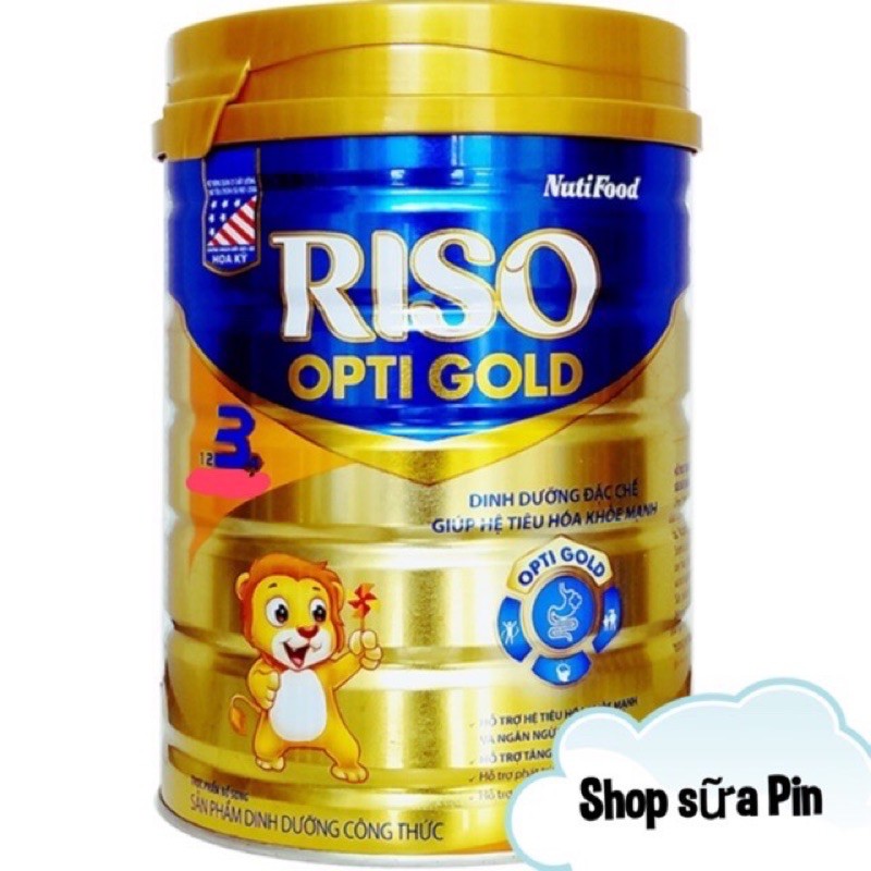 Sữa bột Riso Opti gold số 3 900g