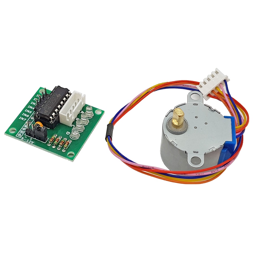 Mạch Điều Khiển Động Cơ Bước ULN2003 + Động Cơ Bước 5V