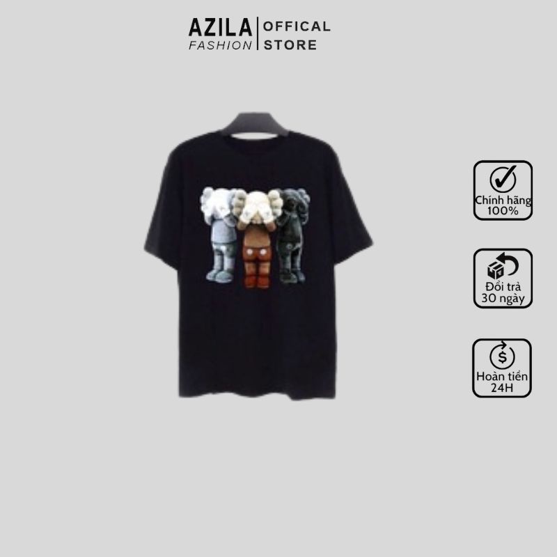 Áo thun Gấu Bearbrick Chất Liệu 100% Cotton Thoáng Mát AZILA