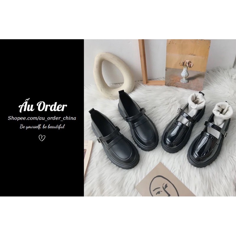 Có Sẵn - Giày Mary Jane Đế Cao Basic | BigBuy360 - bigbuy360.vn