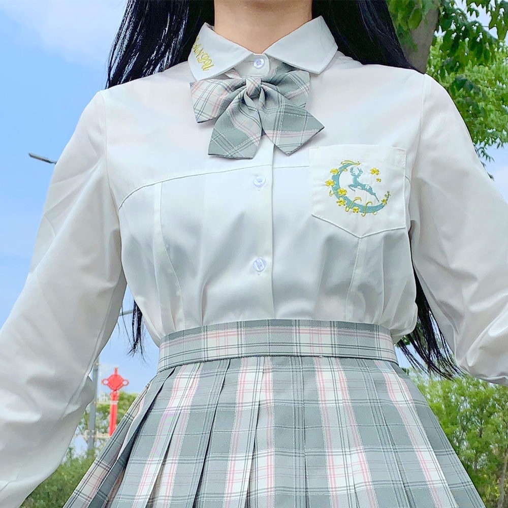 Áo blouse BL tay dài/ngắn đồng phục Seifuku/JK - Fairy Deer