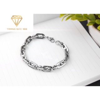 Lắc tay inox nam cá tính LN101