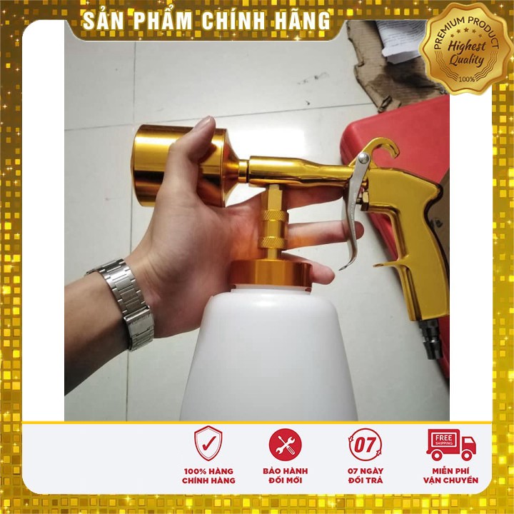 MIỄN PHÍ VẬN CHUYỂN Súng Phun Tạo Bọt Tuyết Rửa Xe 1000ml Dùng Khí Nén Cao Cấp