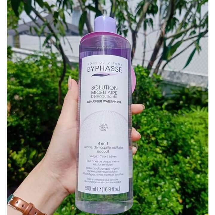 BYPHASSE - NƯỚC TẨY TRANG SOLUTION MICELLAIRE 500ml