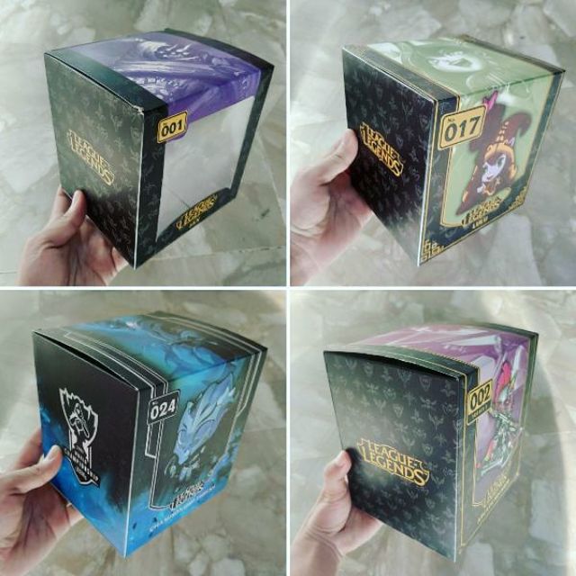 Mô hình cao cấp LOL Liên minh huyền thoại Jinx Leona Ekko Gnar Hecarim Riven Thresh Darius Lulu Jax Ezreal ez chibi lmht
