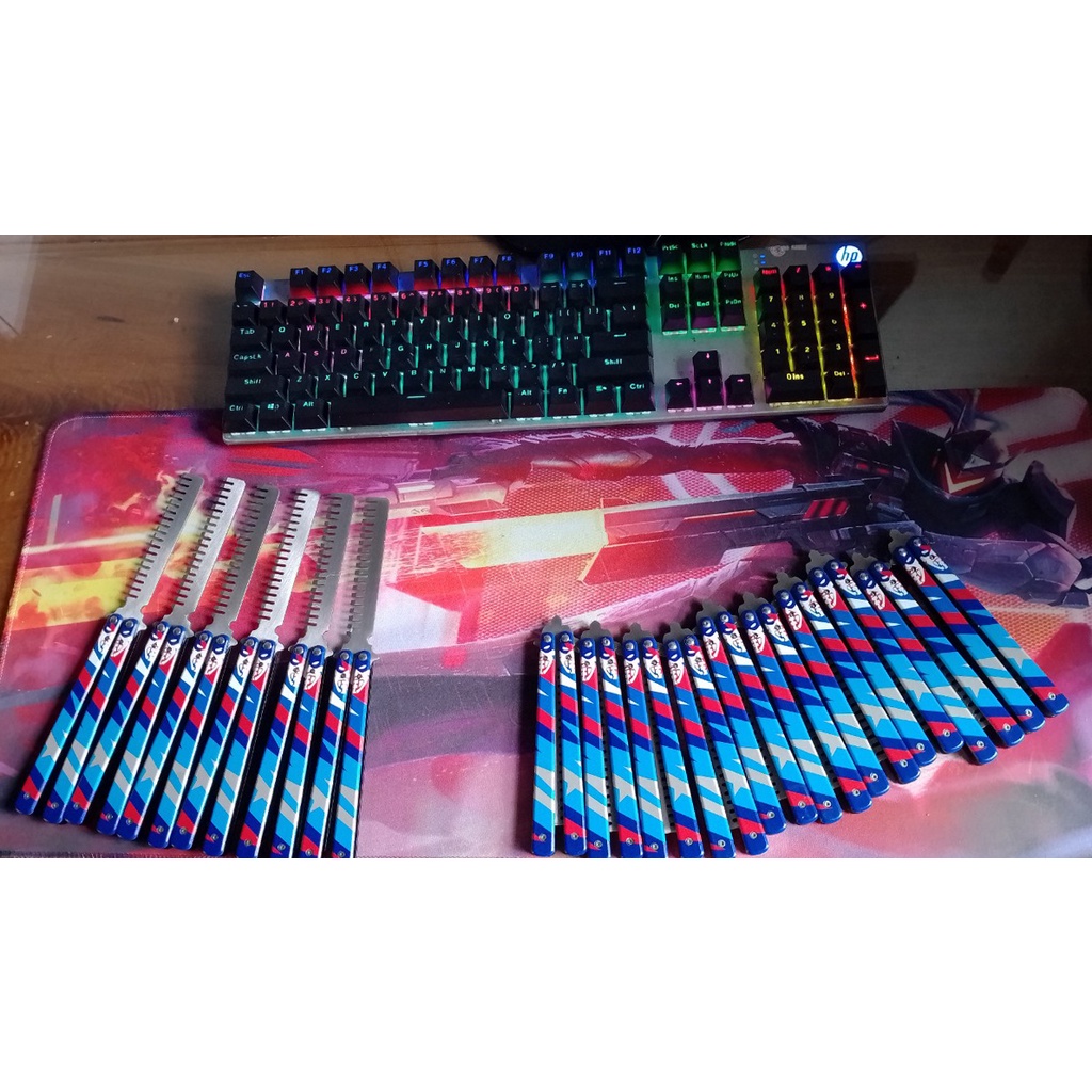 LƯỢC THÉP YORU VALORANT. Tặng móc khóa đặc vụ Valorant khi mua Lược Yoru