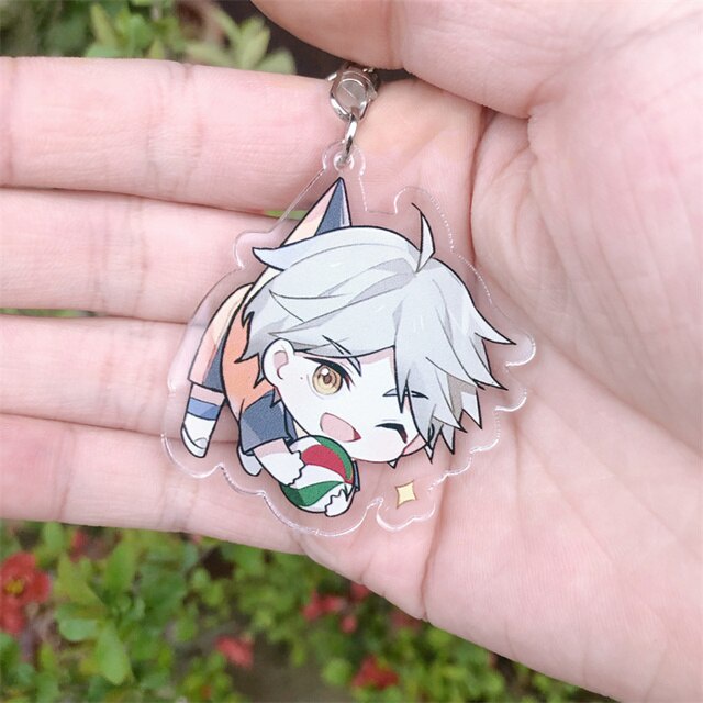Móc khóa chibi anime Haikyuu  móc khoá quà lưu niệm móc khoá phụ kiện túi xách balo móc khoá bằng arcrylic