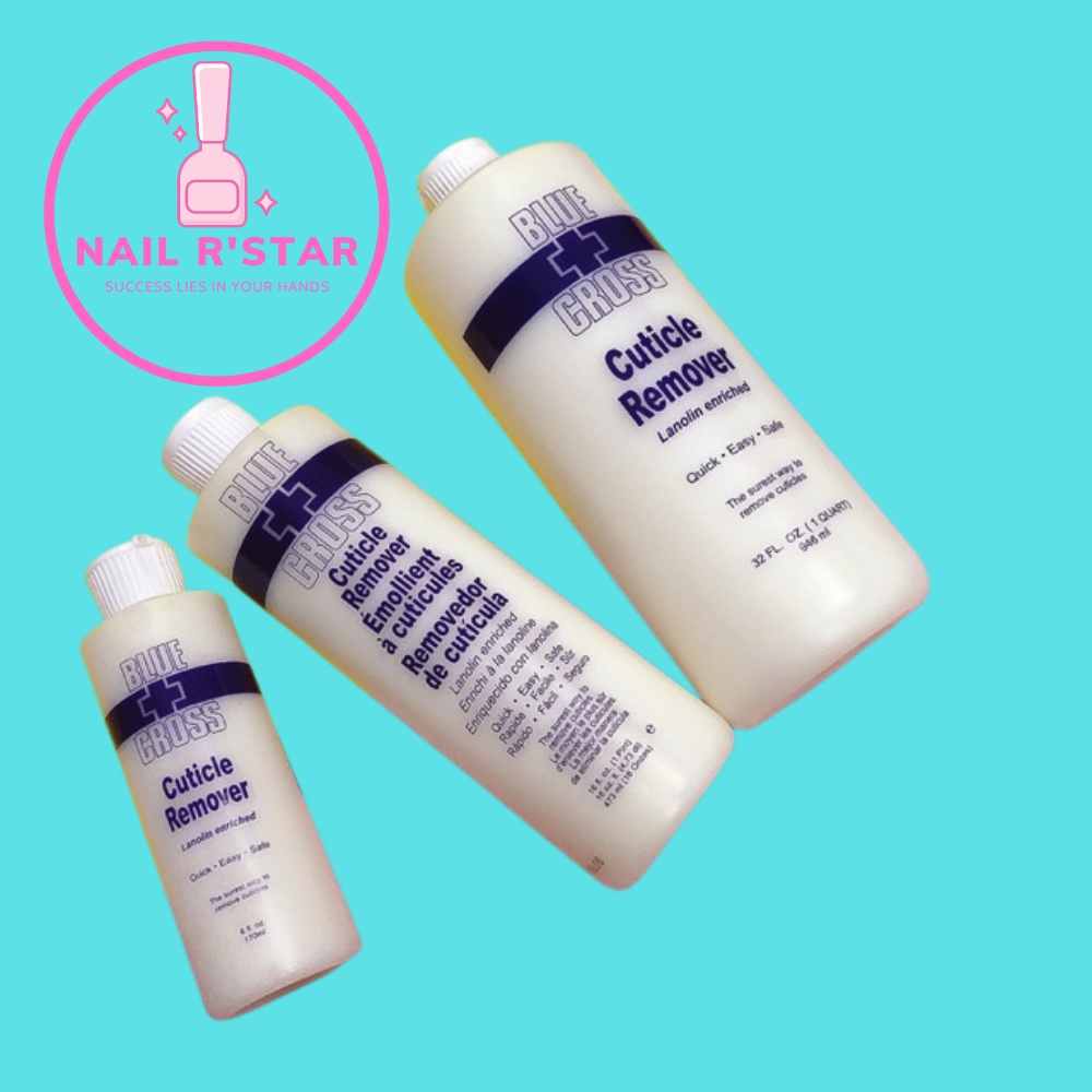 Nước làm mềm da nail Blue Cross chính hãng nhập khẩu từ Mỹ - không cần ngâm nước  NAIL R’STAR