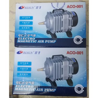  MÁY SỦI KHÍ OXY BỂ CÁ RESUN ACO-001 002 003 004CÔNG SUẤT 18W   tặng kèm đầu chia oxy  