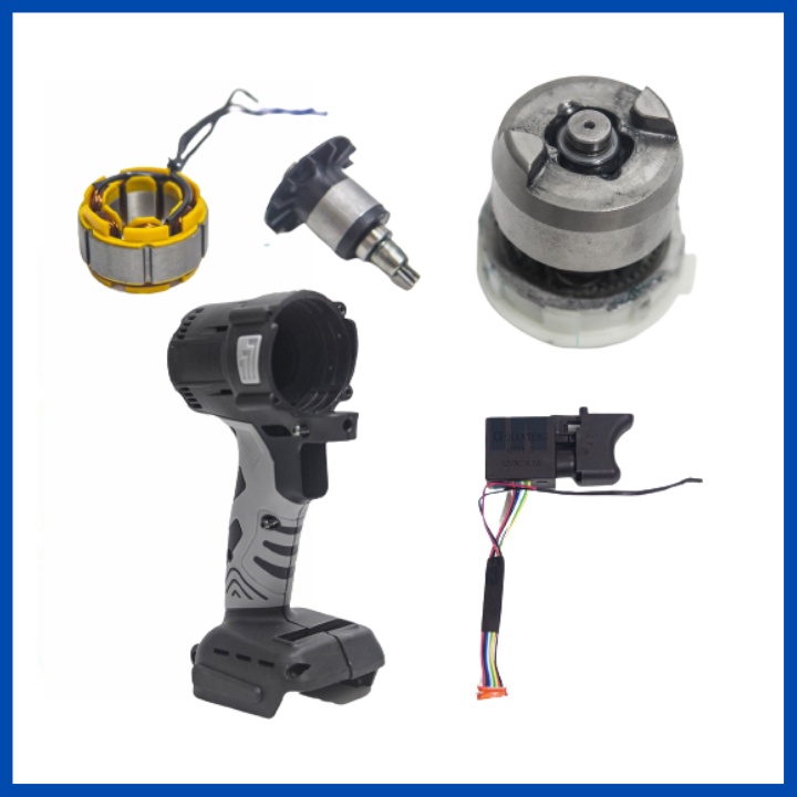 Phụ kiện sửa chữa máy siết bulong (Rotor, cò, vỏ, Nhông, ...) Hàng Đều Có Sẵn