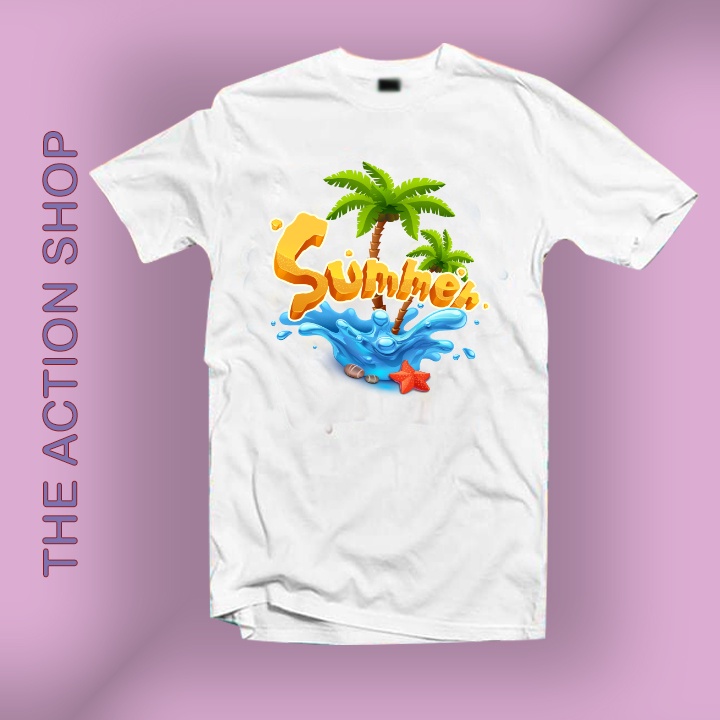 Áo thun team building đi biển áo thun đồng phục đi biển,thun cotton 4 chiều mềm mịn có 4XL và 5XL ACS85-ACS88 Bin Action