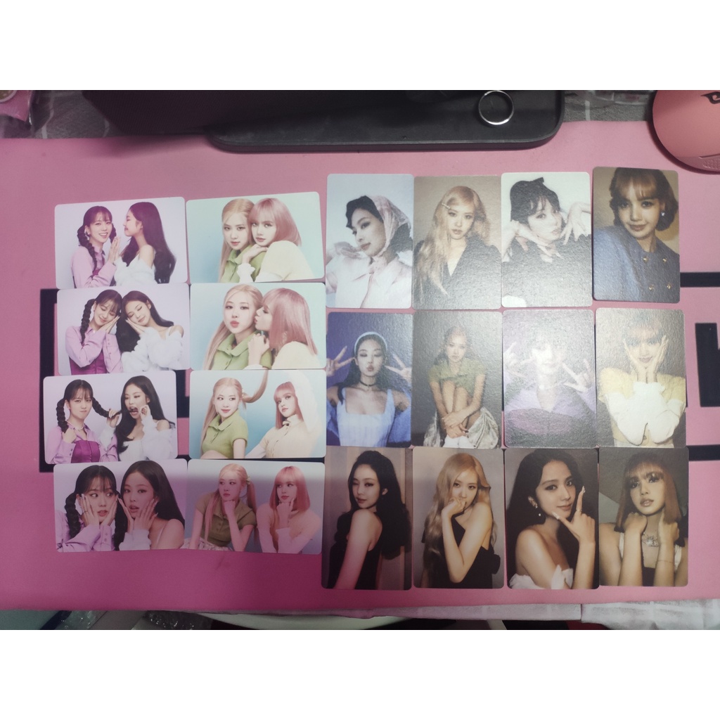 Photocard trong welcoming colection 2022 BLACKPINK official