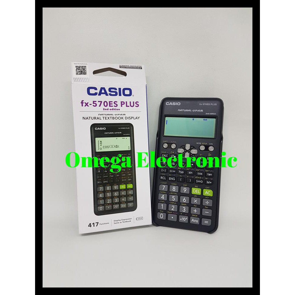 Máy Tính Cầm Tay Casio Fx 570 Es Plus - Scientific Fx-570 Es Plus Code 1286